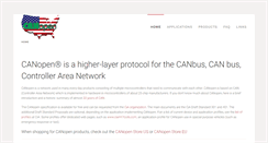 Desktop Screenshot of canopen.us